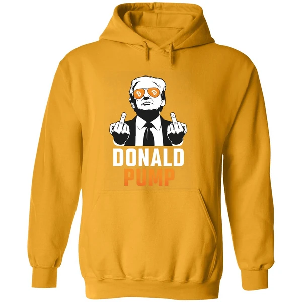 Donald Pump Donald Trump Bitcoin Crypto Hoodie