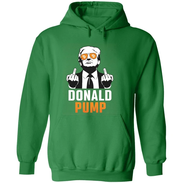 Donald Pump Donald Trump Bitcoin Crypto Hoodie - Image 2