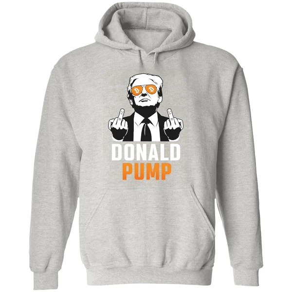 Donald Pump Donald Trump Bitcoin Crypto Hoodie - Image 9