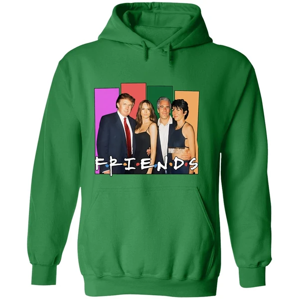 Donald Trump And Jeffrey Epstein Best Friends Hoodie - Image 2
