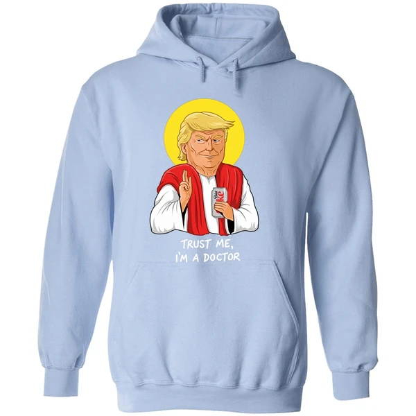 Donald Trump Drink Diet Coke Trust Me Im A Doctor Hoodie - Image 4