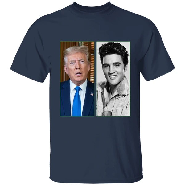 Donald Trump Elvis Presley The King Of Rock And The President Shirt - Image 5