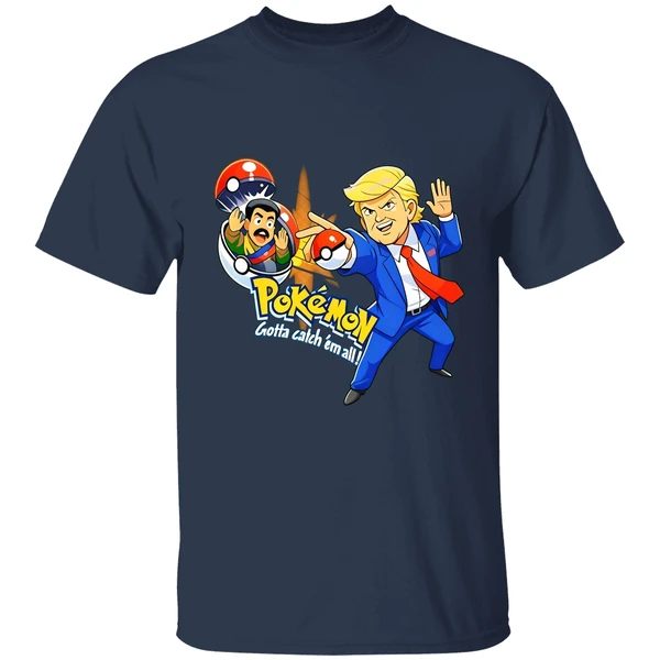 donald trump pokemon gotta catch em all shirt navy