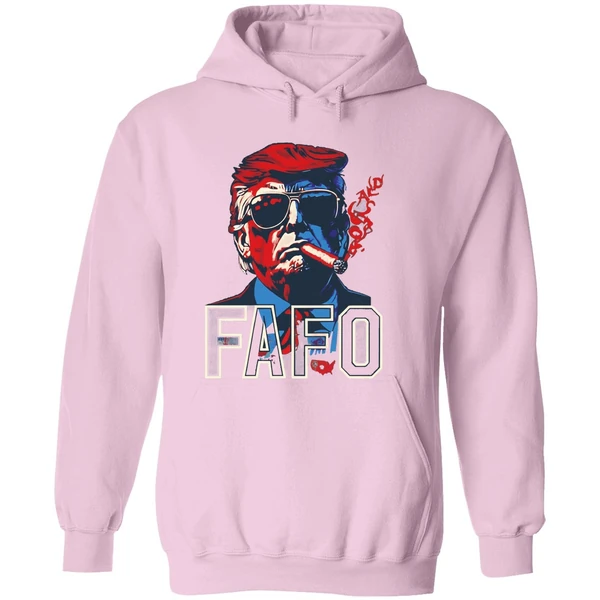 Donald Trump Smoking Cigar Fafo Hoodie - Image 5