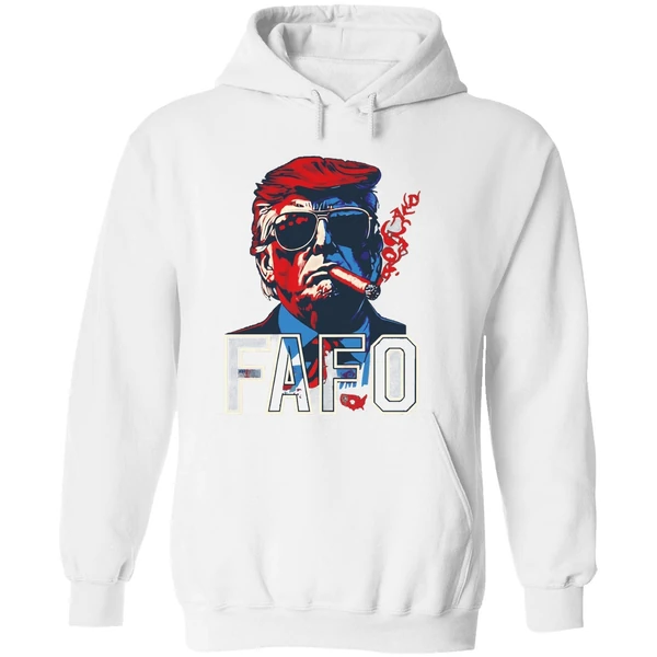Donald Trump Smoking Cigar Fafo Hoodie - Image 8