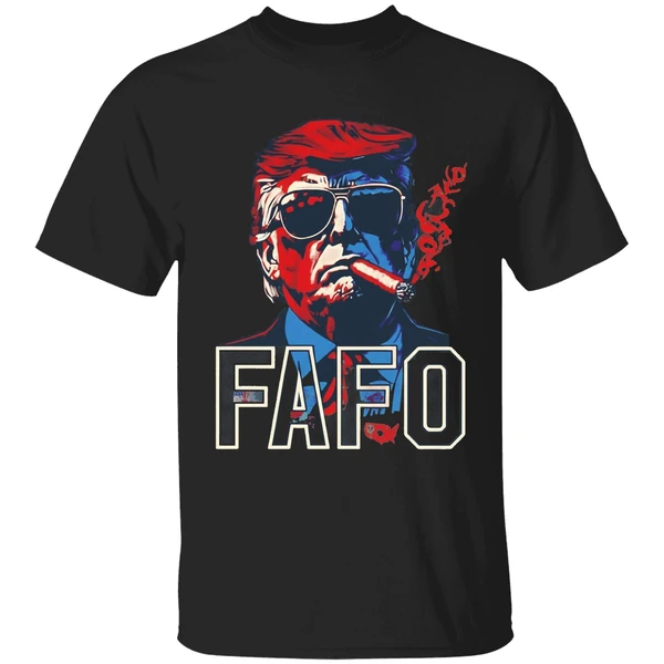 Donald Trump Smoking Cigar Fafo Shirt