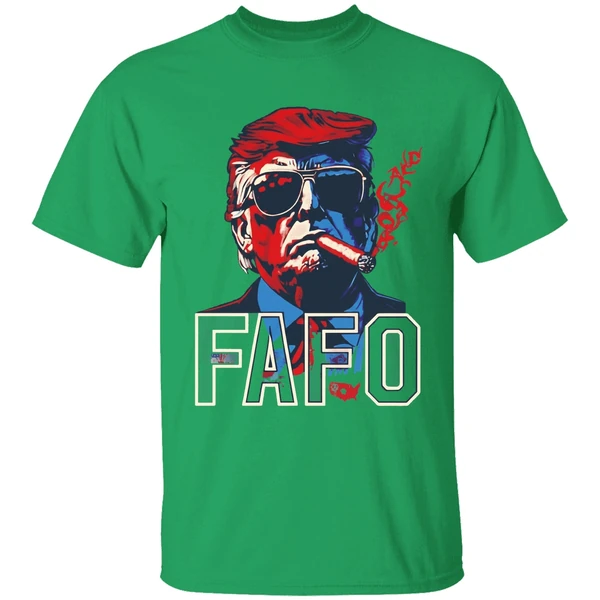 Donald Trump Smoking Cigar Fafo Shirt - Image 2