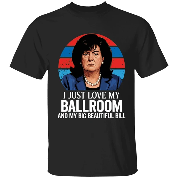 Donica Lewinsky Donald Trump I Just Love My Ballroom And My Big Beautiful Bill Shirt