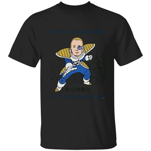 Dont Do Homework Just Do Cigarettes Bobby Hills Dbz Parody Shirt - Image 7