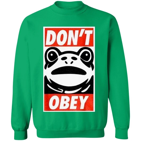 Dont Obey Portland Frog Sweatshirt - Image 3