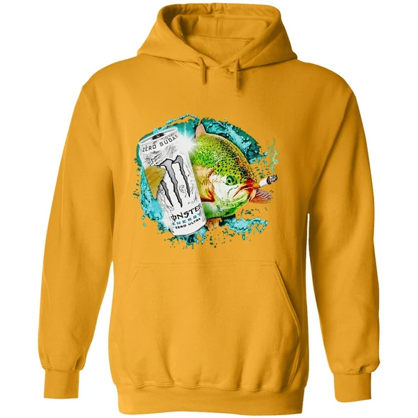 Dope Ass Fish Smoke Monster Beer Hoodie