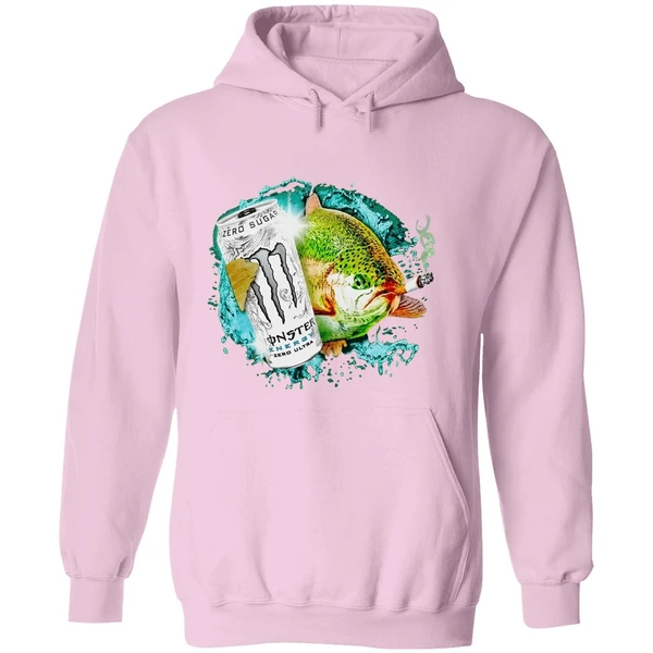 Dope Ass Fish Smoke Monster Beer Hoodie - Image 5