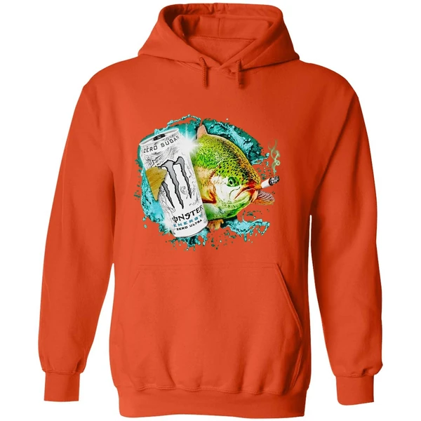 Dope Ass Fish Smoke Monster Beer Hoodie - Image 6