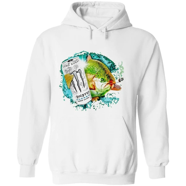 Dope Ass Fish Smoke Monster Beer Hoodie - Image 8