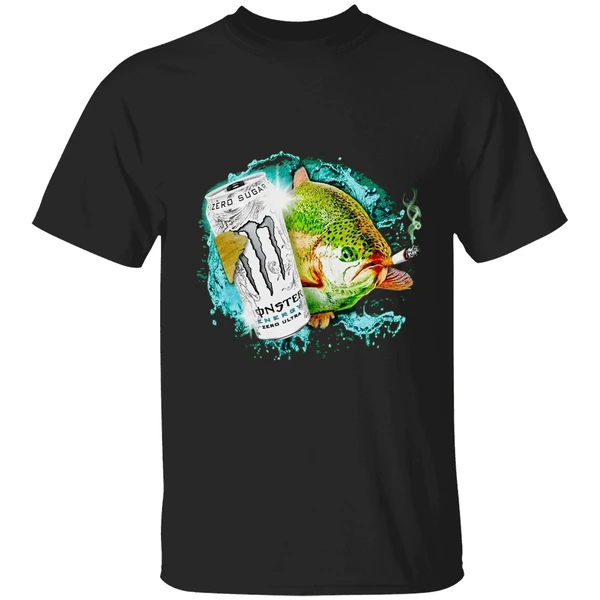 Dope Ass Fish Smoke Monster Beer Shirt