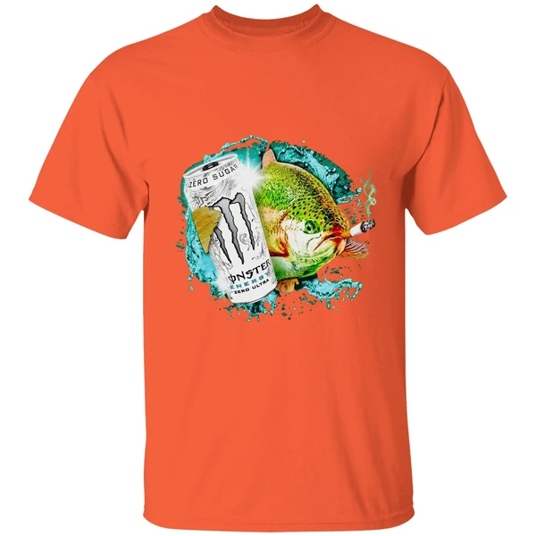 Dope Ass Fish Smoke Monster Beer Shirt - Image 6