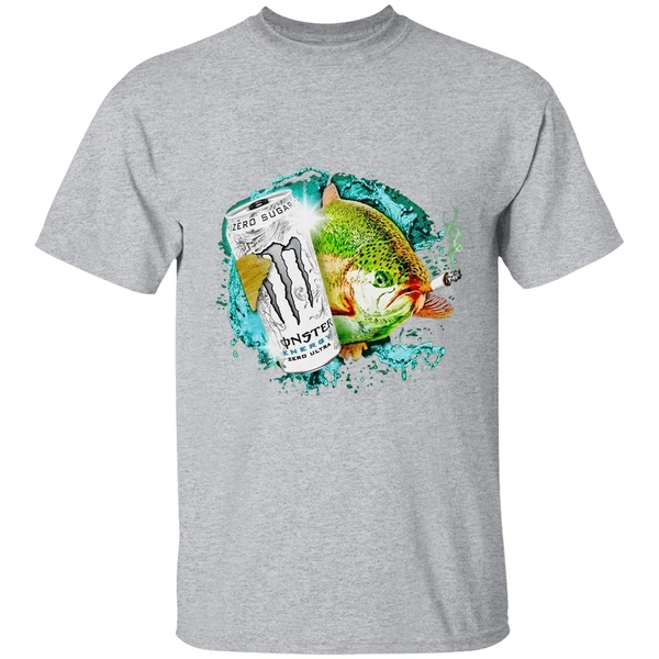 Dope Ass Fish Smoke Monster Beer Shirt - Image 9