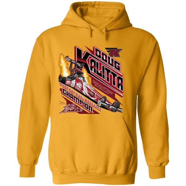 Doug Kalitta Top Fuel Dragster Champion Car Racing Graphic Hoodie