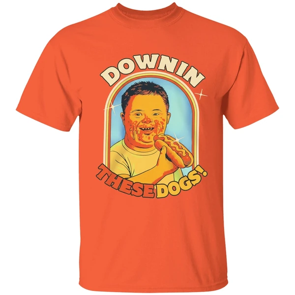 Downin These Hot Dogs Down Syndrome Shirt - Image 5