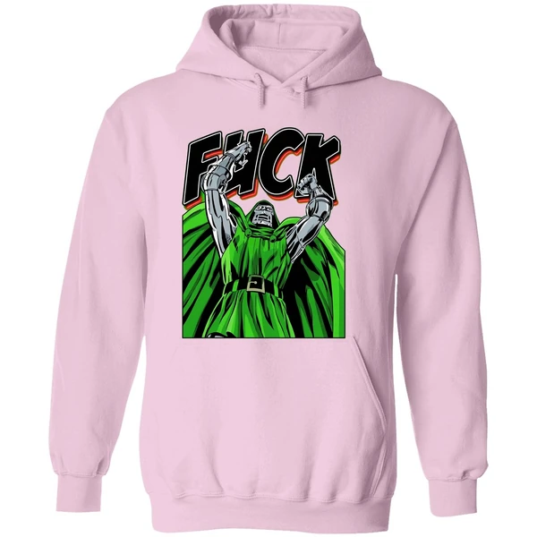 Dr Doom Fuck Comic Hoodie - Image 5