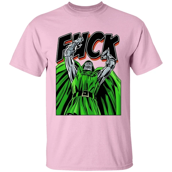 Dr Doom Fuck Comic Shirt - Image 3