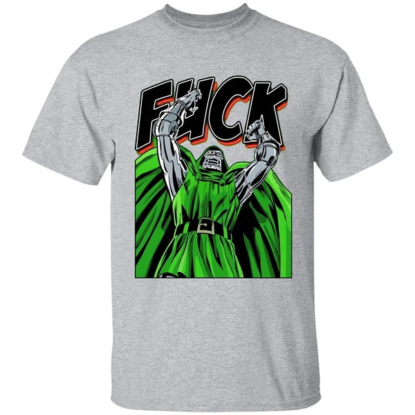 Dr Doom Fuck Comic Shirt - Image 9