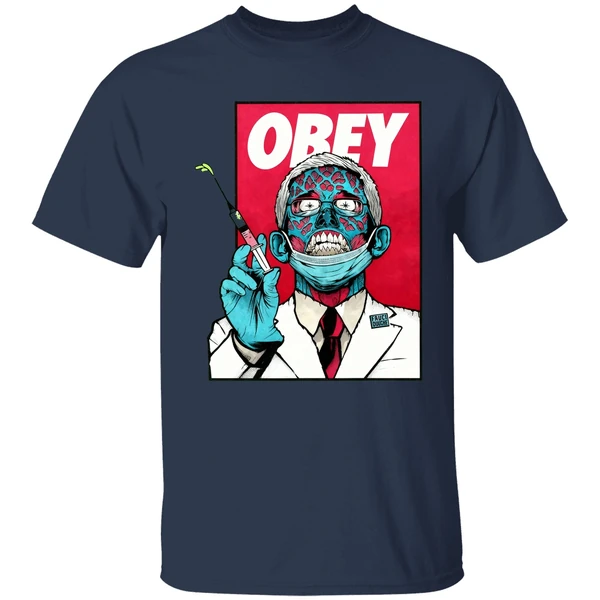Dr Fauci Zombie Obey Shirt - Image 4