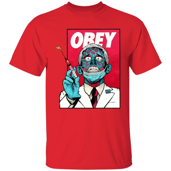 Dr Fauci Zombie Obey Shirt - Image 6