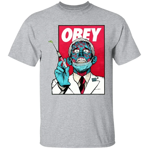 Dr Fauci Zombie Obey Shirt - Image 8