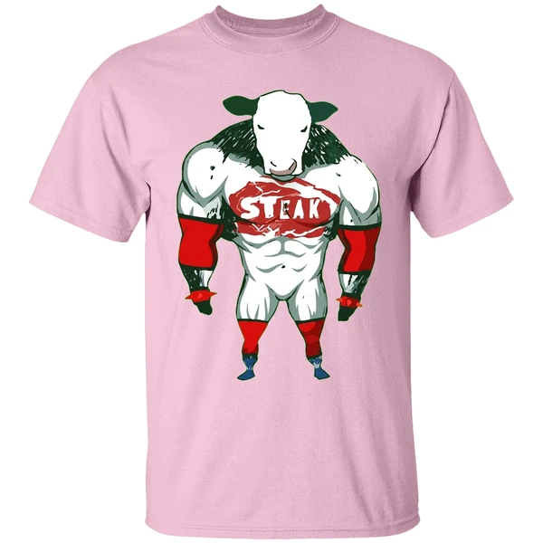 dr shawn baker wearing steak shirt lightpink
