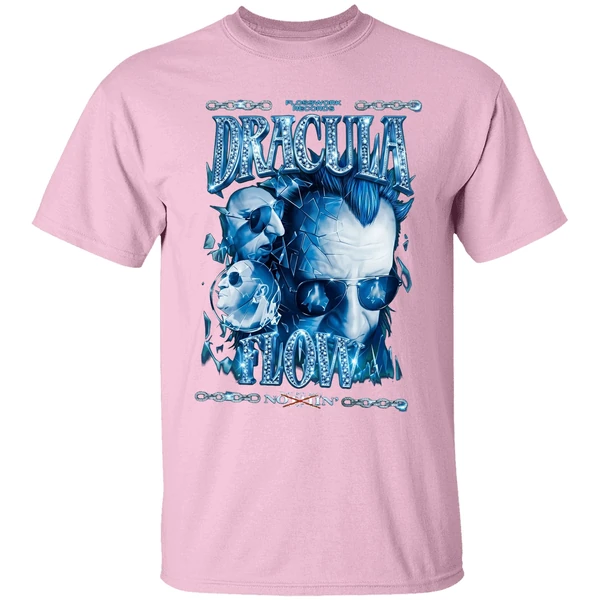 dracula flow plummcorp records shirt lightpink