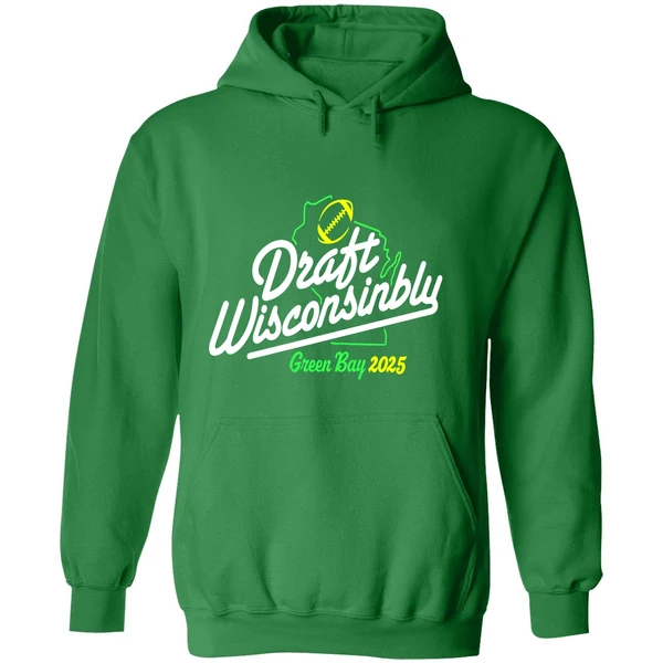 Draft Wisconsinbly Green Bay 2025 Hoodie - Image 2