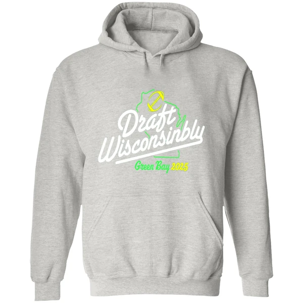 Draft Wisconsinbly Green Bay 2025 Hoodie - Image 9