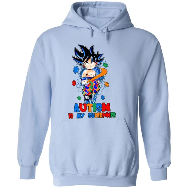 Dragon Ball Son Goku Autism Is My Superpower Hoodie - Image 4