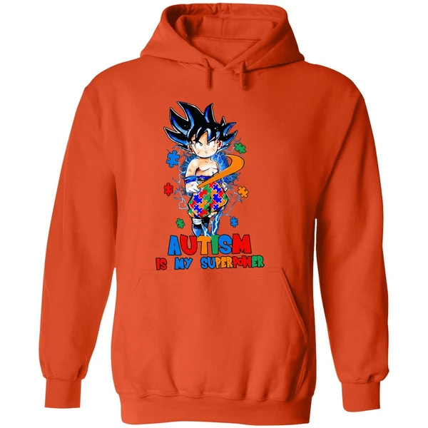 Dragon Ball Son Goku Autism Is My Superpower Hoodie - Image 6