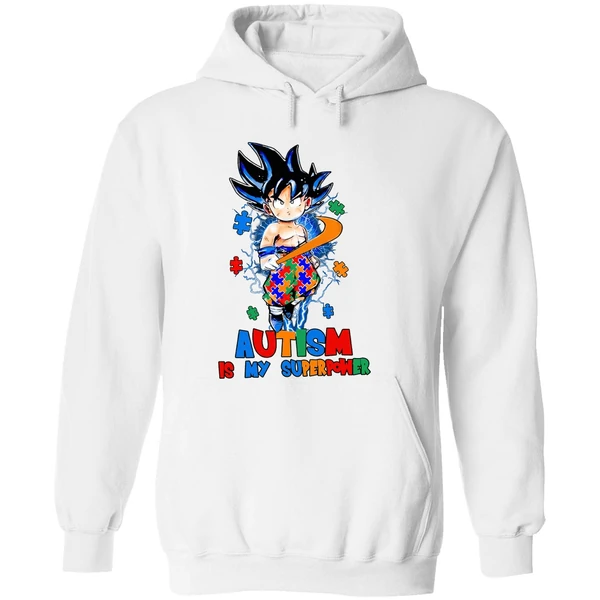 Dragon Ball Son Goku Autism Is My Superpower Hoodie - Image 8