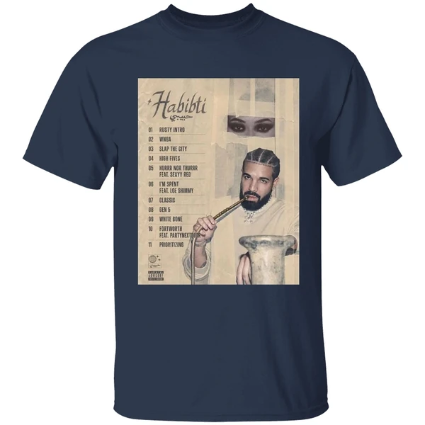 drake album habibti setlist shirt navy