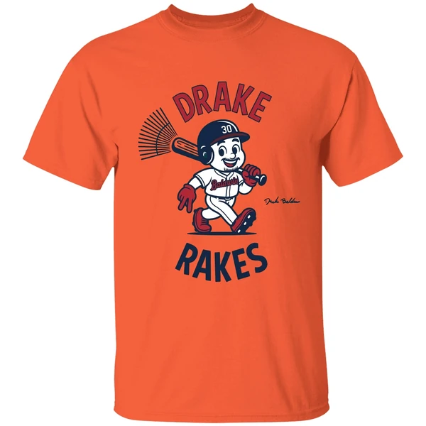 drake baldwin drake rakes shirt orange
