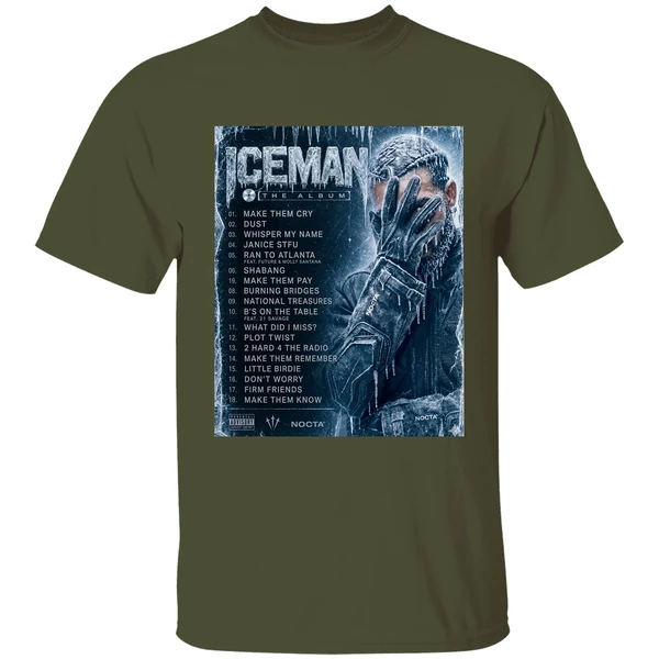 drake ice man album setlist shirt militarygreen