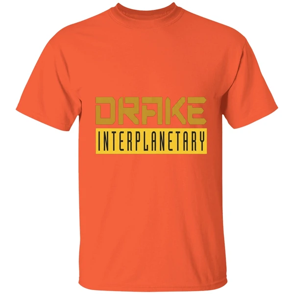 drake interplanetary shirt orange