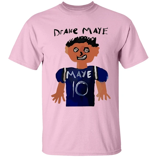Drake Maye 10 New England Patriots Football Cartoon Shirt - Image 2