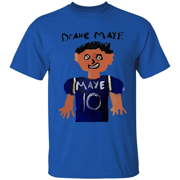 Drake Maye 10 New England Patriots Football Cartoon Shirt - Image 5