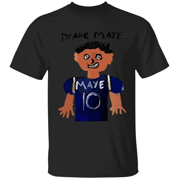 Drake Maye 10 New England Patriots Football Cartoon Shirt - Image 7