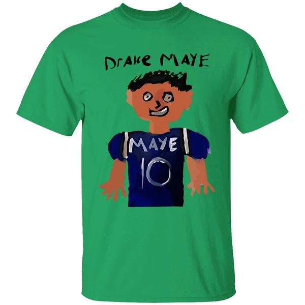 Drake Maye 10 New England Patriots Football Cartoon Shirt - Image 8