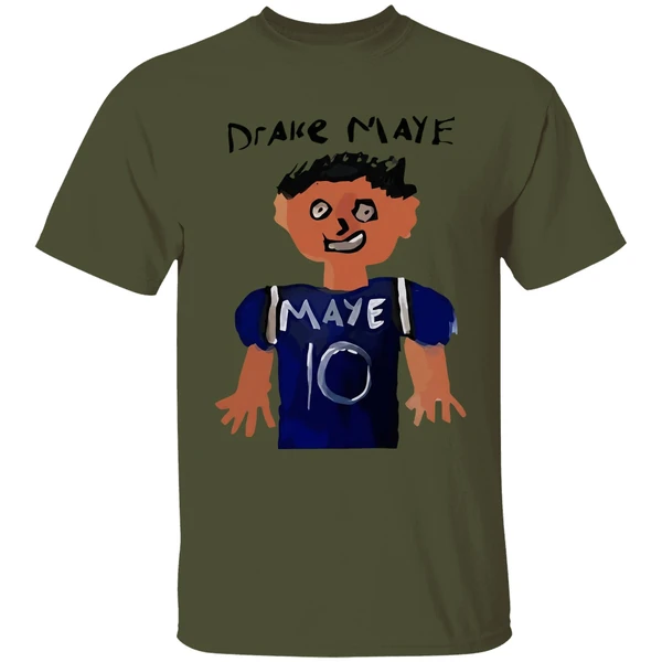 Drake Maye 10 New England Patriots Football Cartoon Shirt - Image 9