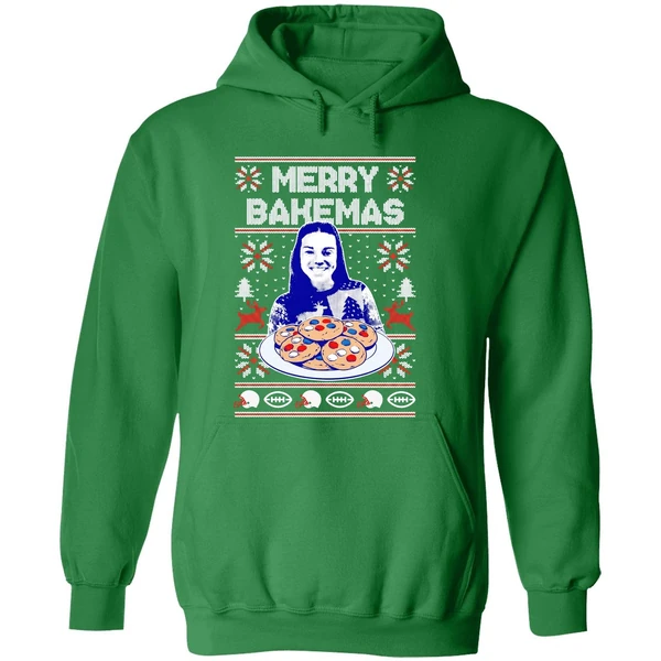 Drake Maye Merry Bakemas Christmas Hoodie - Image 2