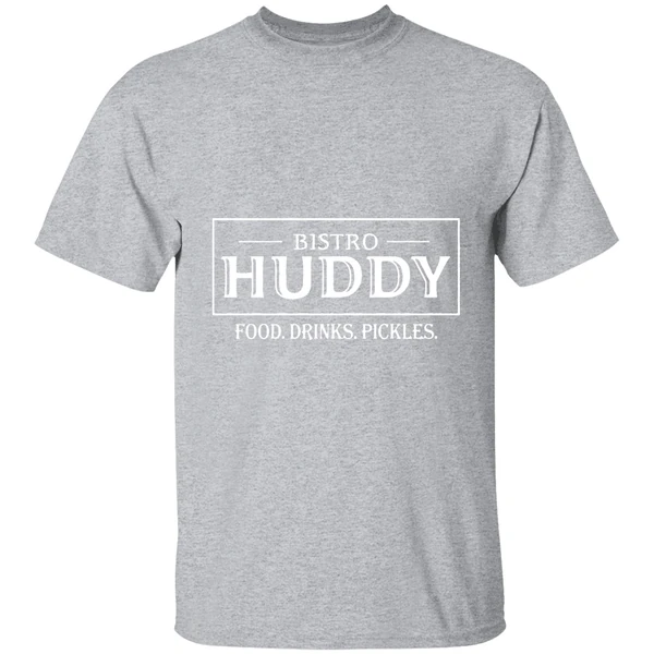 Drew Talberts Bistro Huddy Food Drinks Pickles Shirt - Image 9