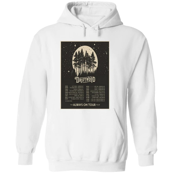 Driftwood 2026 The Always On Tour Poster Hoodie - Image 8
