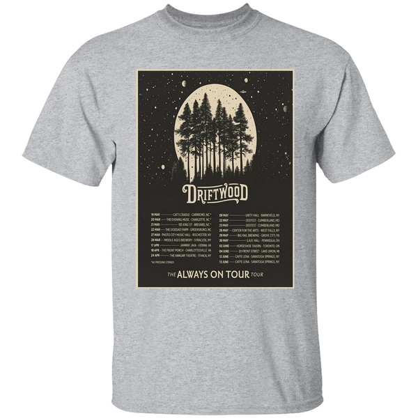 Driftwood 2026 The Always On Tour Poster Shirt - Image 6