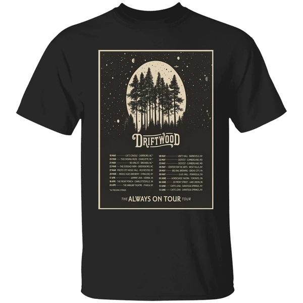 Driftwood 2026 The Always On Tour Poster Shirt - Image 7
